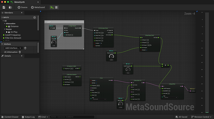 Building a MetaSound Monosynth